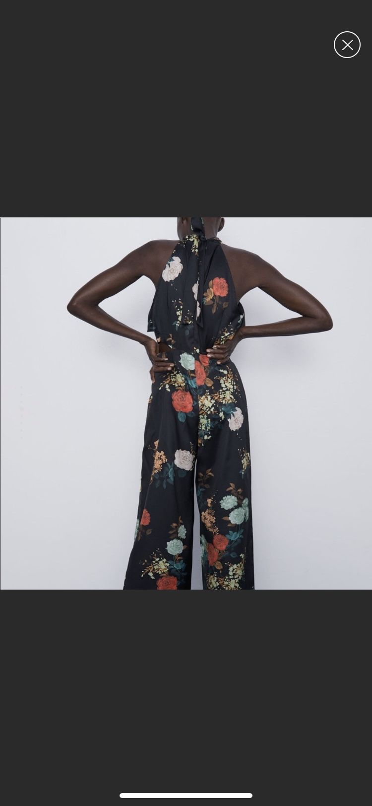 New Zara Floral Jumpsuit