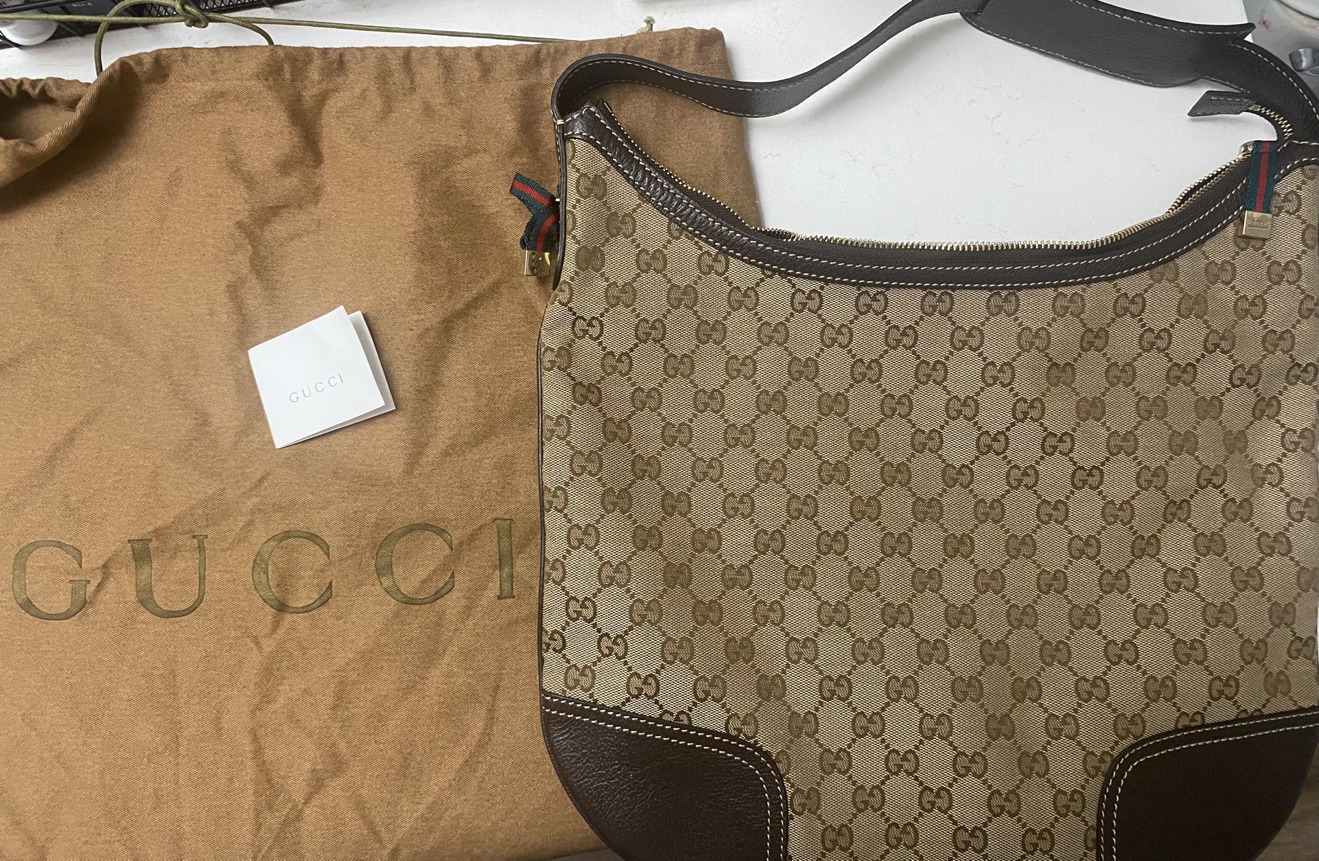 Gucci Monogram Hobo Bag