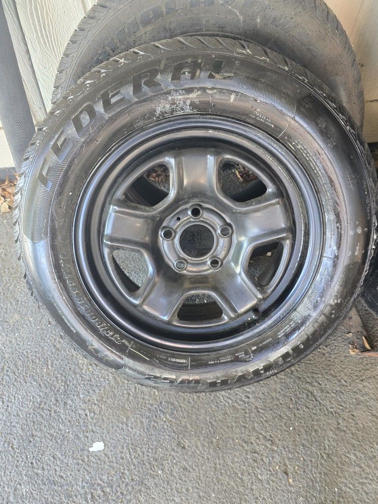 Set Of 4 Never Used But Some Studs Pulled Out With Stud Puller. They Are 16xl