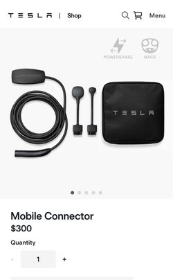 Tesla mobile connector