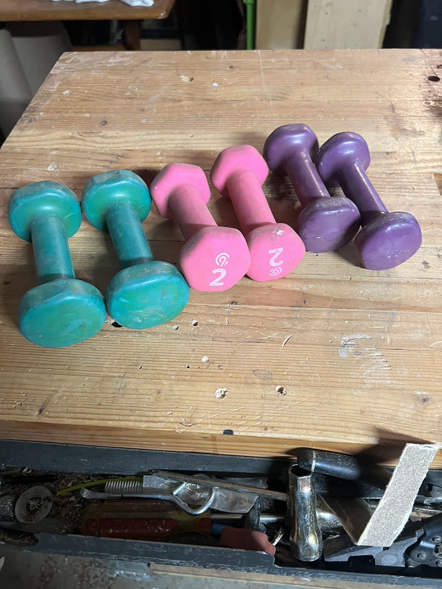 2 Pound Dumbbells 