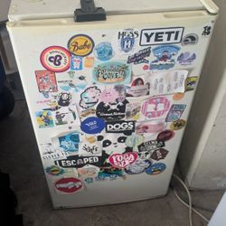 Mini fridge with small freezer