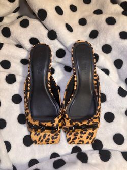 Steve Madden -leopard kitten heels 8w