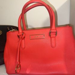 Dkny Saffiano Leather Satchel