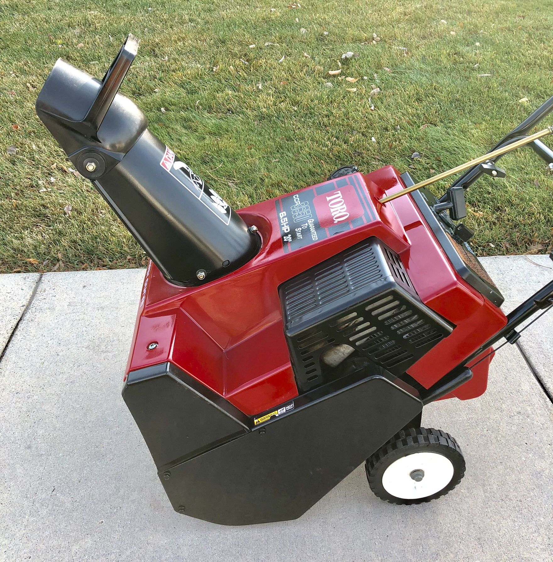 Toro CCR 3650 GTS Snowblower 6.5hp R-Tek Engine