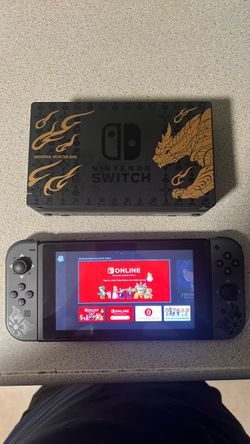 Nintendo Switch Monster hunter Rise edition PLUS MEMORY CARD!!
