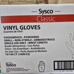 Vinyl Gloves  Size S Guantes De Vinil