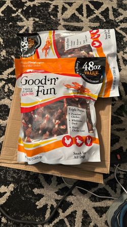 Good 'n' Fun Dog Treats Bag 48oz