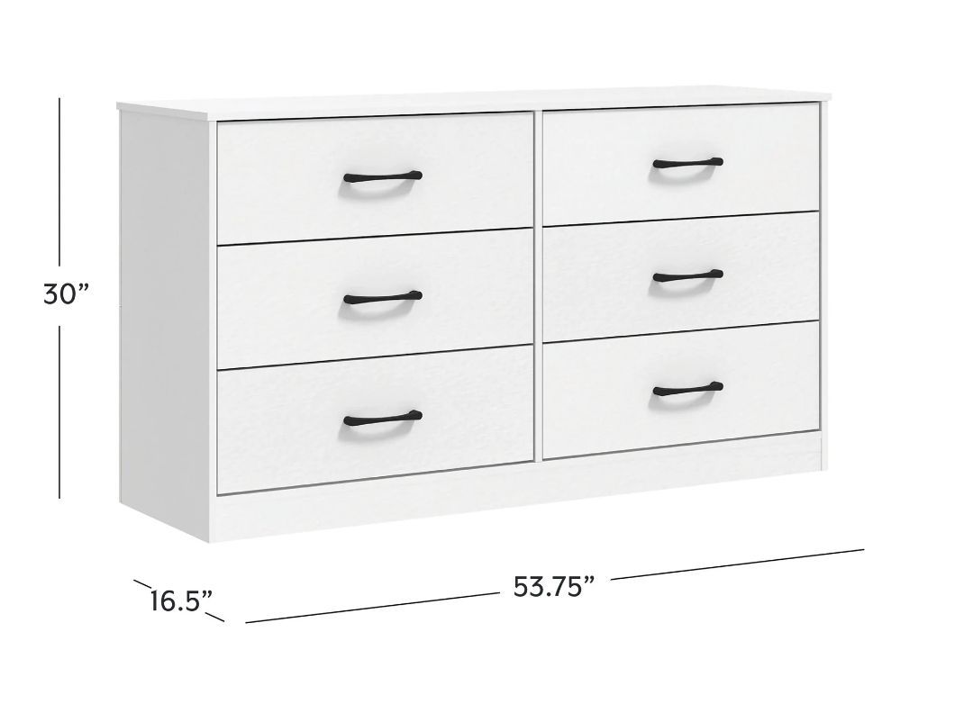 Mainstays Ardent 6 Drawer Dresser (New)