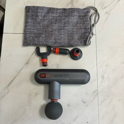 Sharper Image PP01 Percussion Massage Gun with Attachments