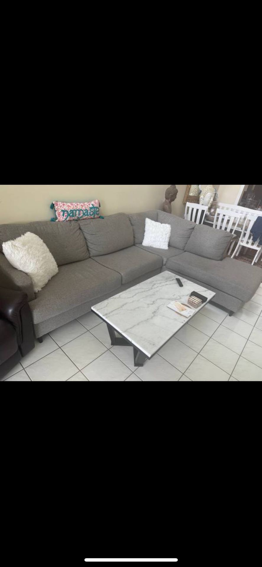 Ashley L Shape Couch ($700 Retail)