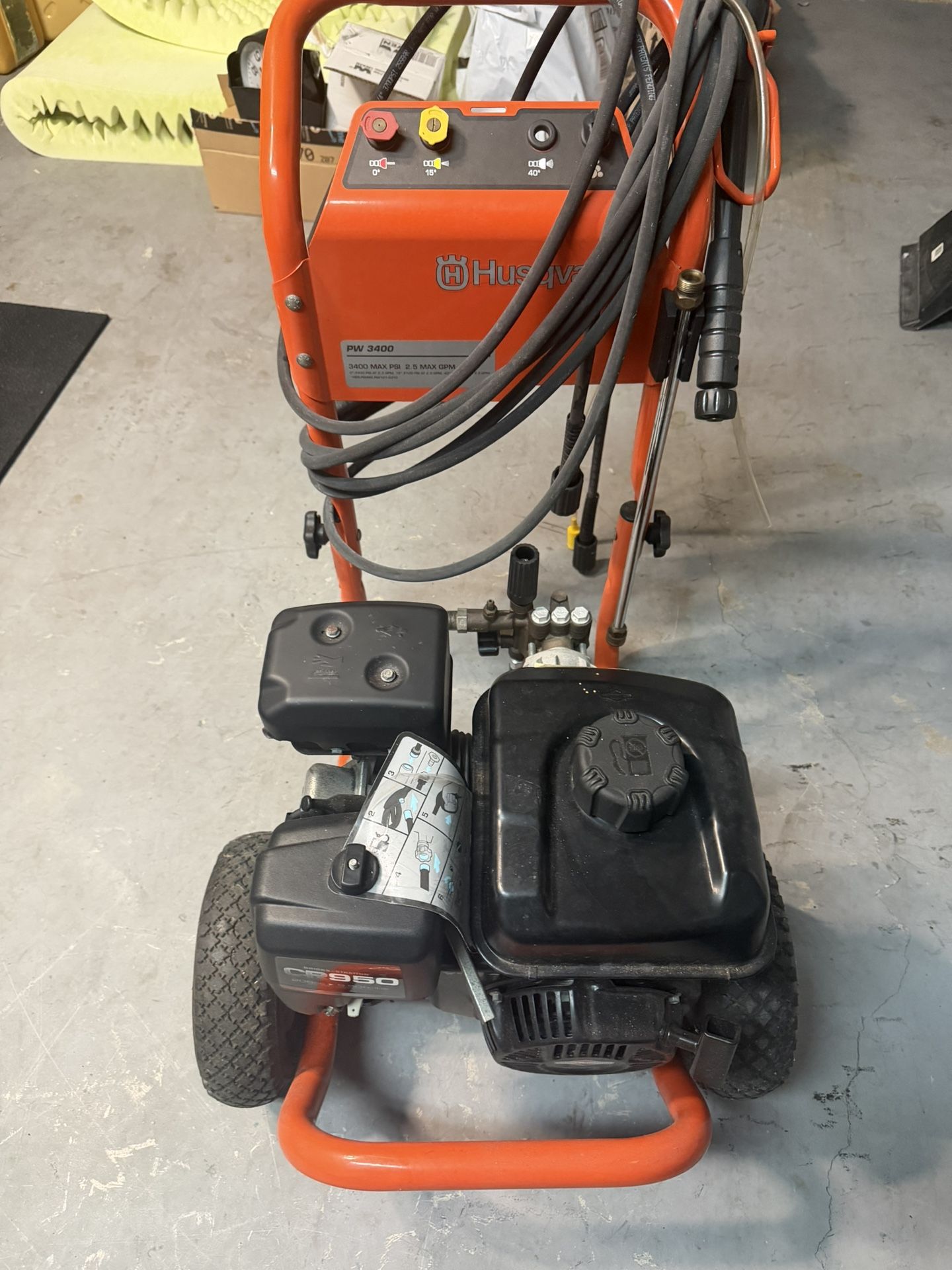 Pressure Washer Huskvarna PW-3400 Psi
