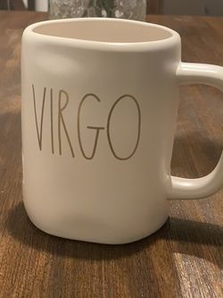 Virgo- Horoscope Gold Ceramic Rae Dunn Mug