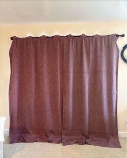 Curtains, Width- 48 inch. Length - 94 inch.