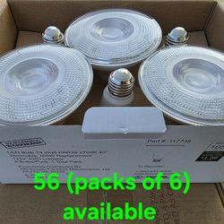 ALOT Of LED 6 Pack Flood Bulbs. Over A 1000 Lumens And Dimmable.
