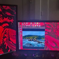 ASUS VG248QE 144Hz 1ms Response Time 24" Monitor x 2