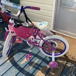 Brand new Frozen bike With Helmet 