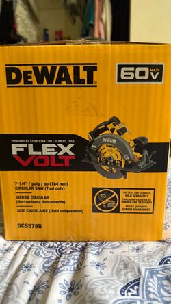 DeWalt FLEXVOLT 60V 7-1/4" Circular Saw DCS578B