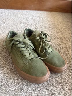 Green Vans Size 8.5