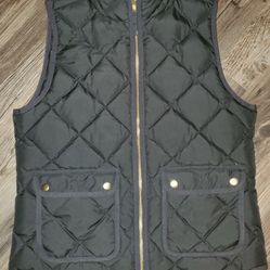 J. Crew Quilted Puffer Vest Women’s Small