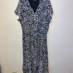 High low cascade dress 