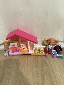 Barbie Chelsea With Dogs