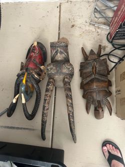 Decoration masks.