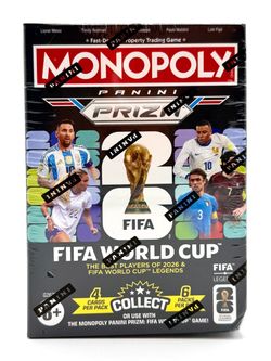 2026 Panini Prizm Monopoly FIFA World Cup Soccer Blaster Box