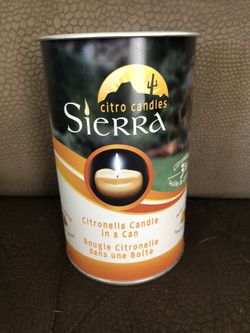 CITRONELLA CANDLE IN A CAN - NEW