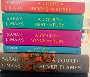 A Court of Thorns and Roses Series Books 1–5 (ACOTAR) by Sarah J Maas