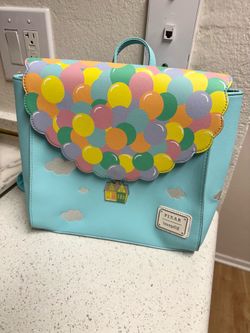 Loungefly Pixar Up House Balloon House Flap Backpack