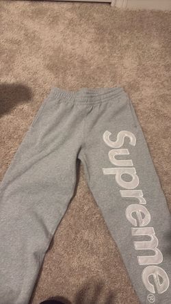 Supreme grey pants size small