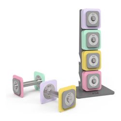 Adjustable Dumbbells Set w/ Rack