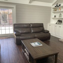 2 POWER RECLINING SOFAS
