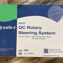 🛥🛞 ✨🚨Safe-T Quick Connect Rotary Steering Systems - 🔥BRAND NEW🔥