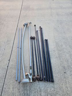 shower rods  curtain rods