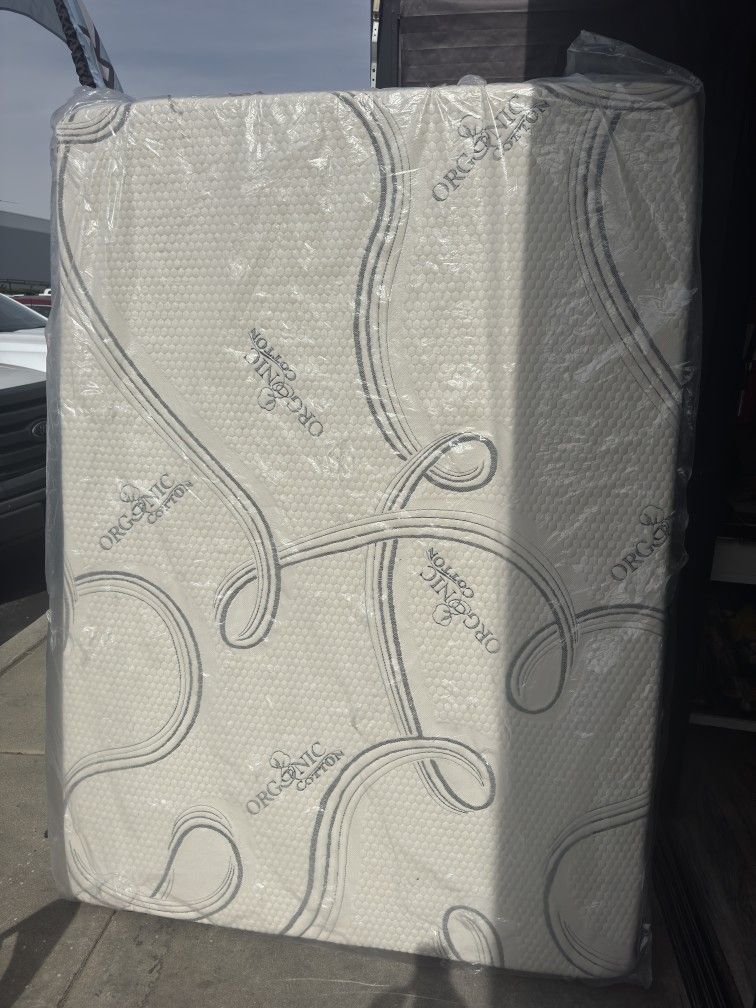 Full Organic Hybrid Cool Memory Foamm Matres!!