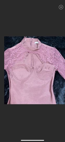 Pink dress fashion nova