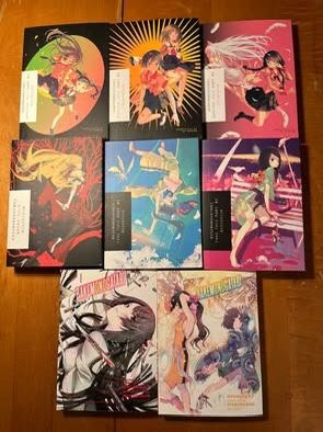 Monogatari Series Season 1 Light Novel + Manga Vol. 1 and 8