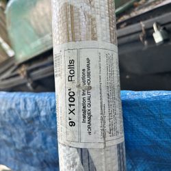 4 Rolls 100fr Norandex House Wrap For Siding 