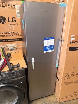 New Samsung 24” 11.4 cu ft stainless steel  convertible upright freezer