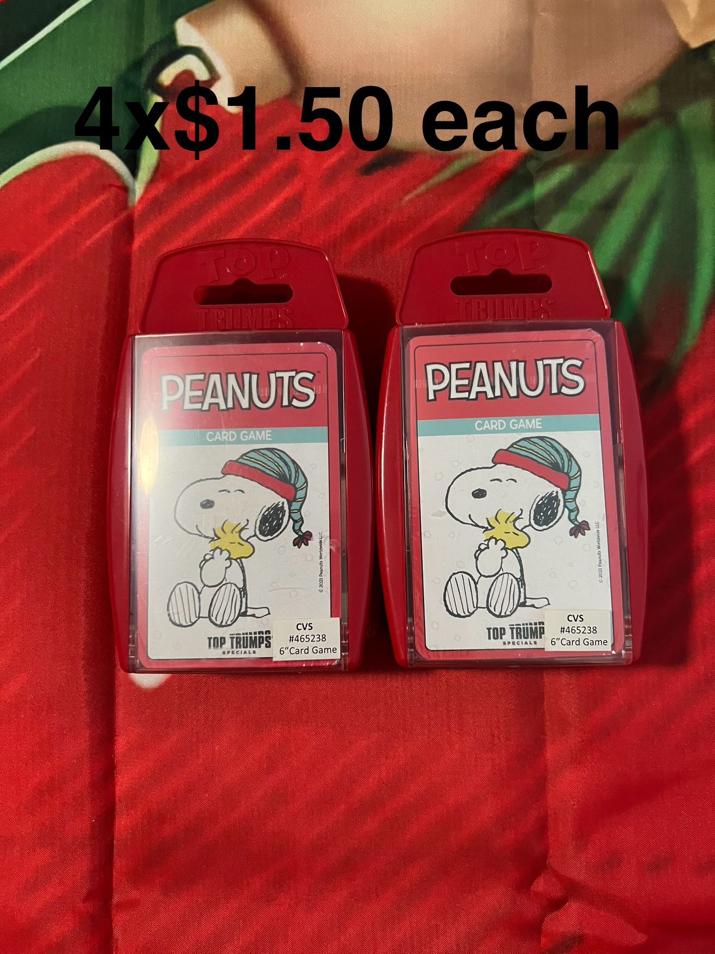 Snoopy Peanuts Card Games 