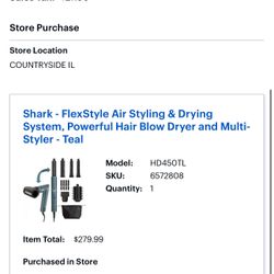 Shark Flex style Air Styling And Drying System