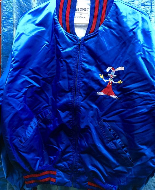 Vintage. WHO FRAMED ROGER RABBIT DeLong Varsity Jacket Large