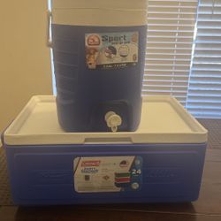 Coleman Party Stacker And Sport Beverage Cooler