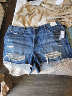 Denim shorts
