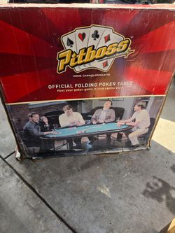 ​Pitboss Official Folding Poker Table – Home Casino Style