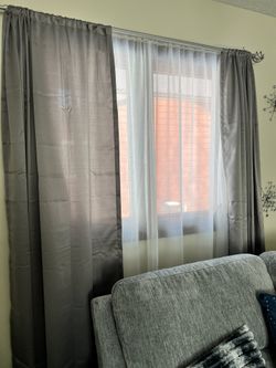 Grey Curtains 