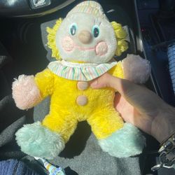 Vintage Clown Plush Dakin Music Box Plushie