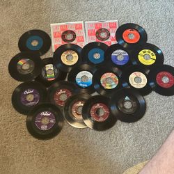 20 / Vinyl 45rpm Jukebox Mixed Lot VG Cond As Seen 